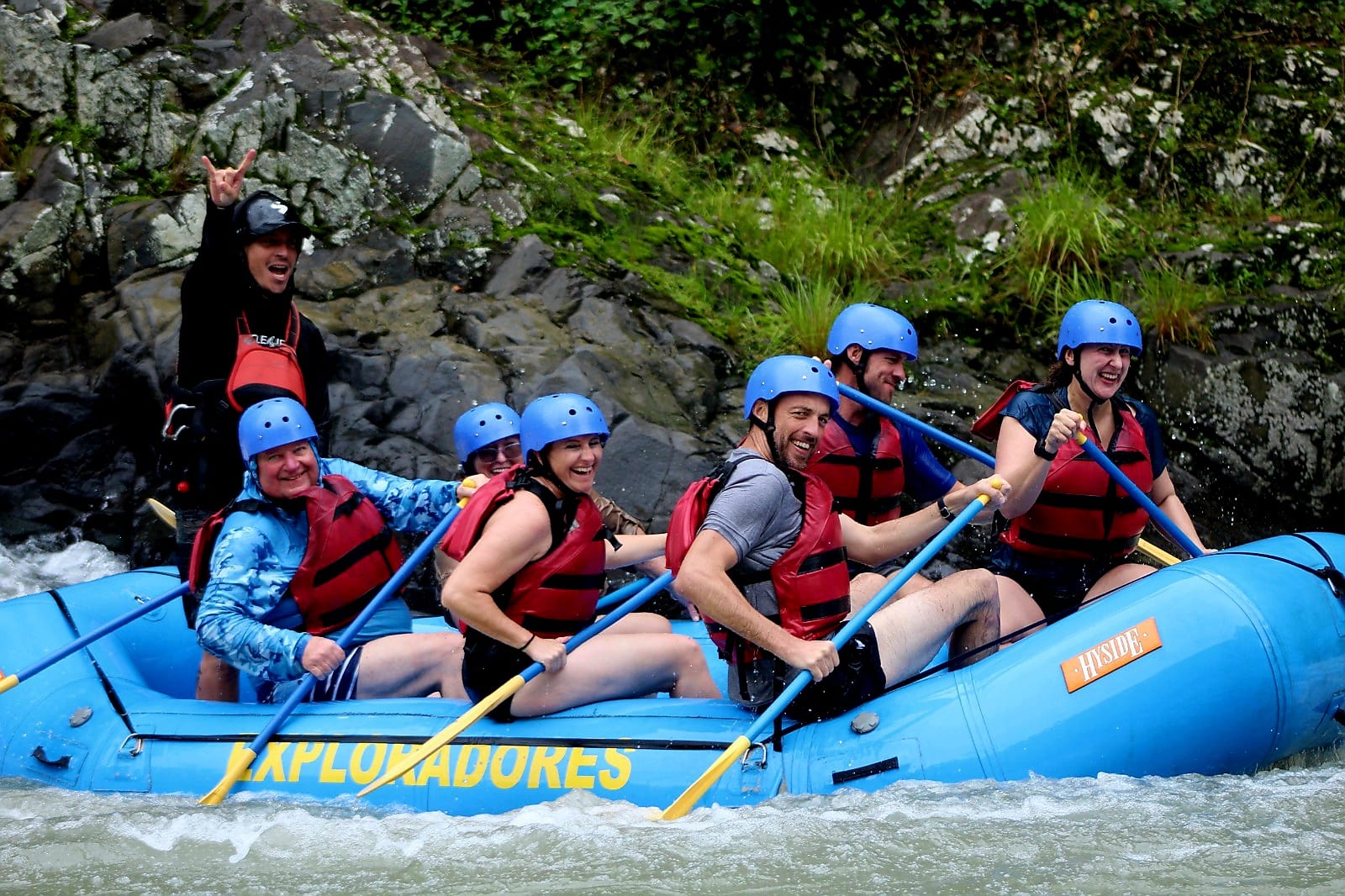 Whitewater rafting — fast water, full commitment, and no shortage of adrenaline.