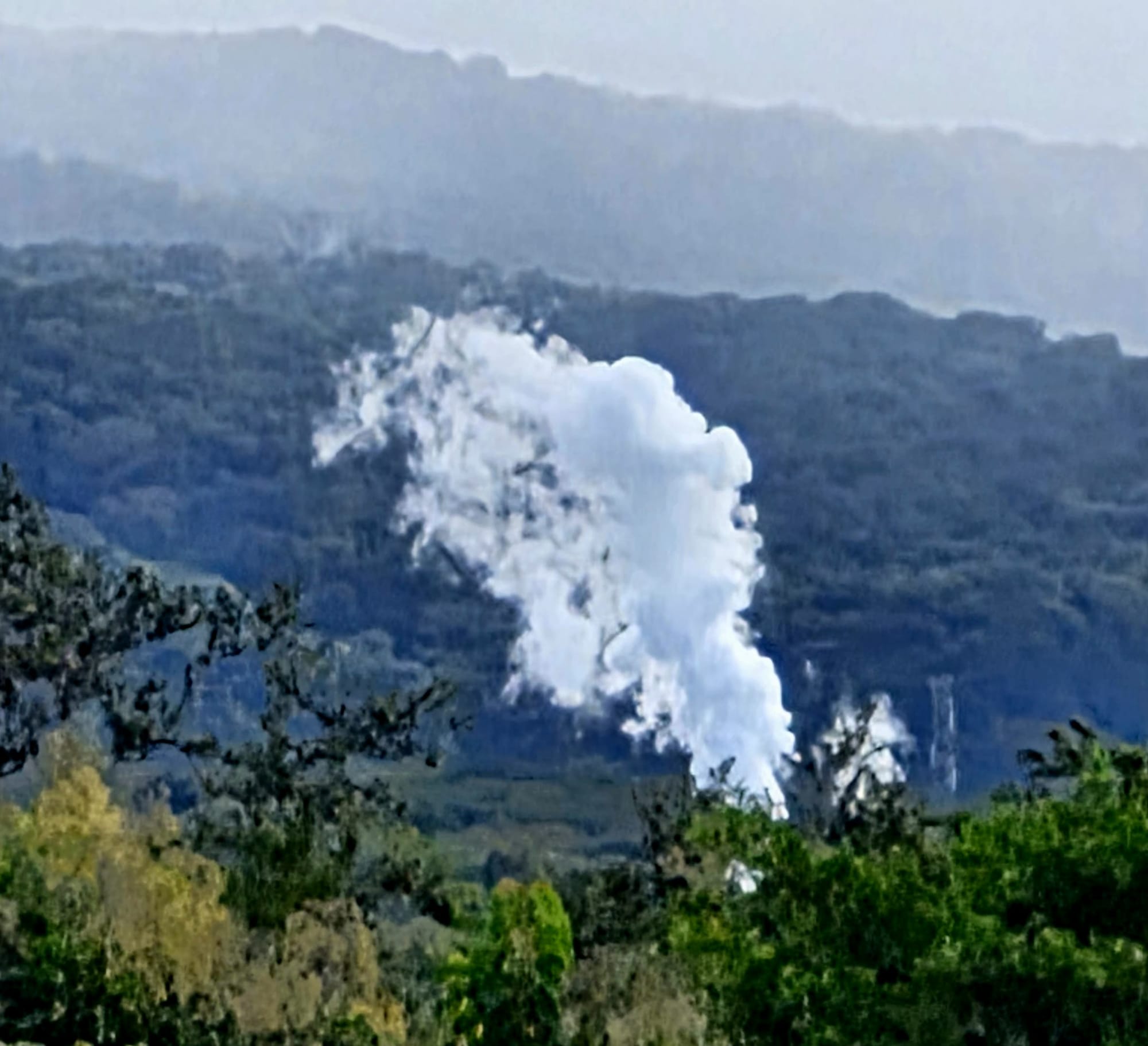 Evidence of active geothermal forces in Guanacaste