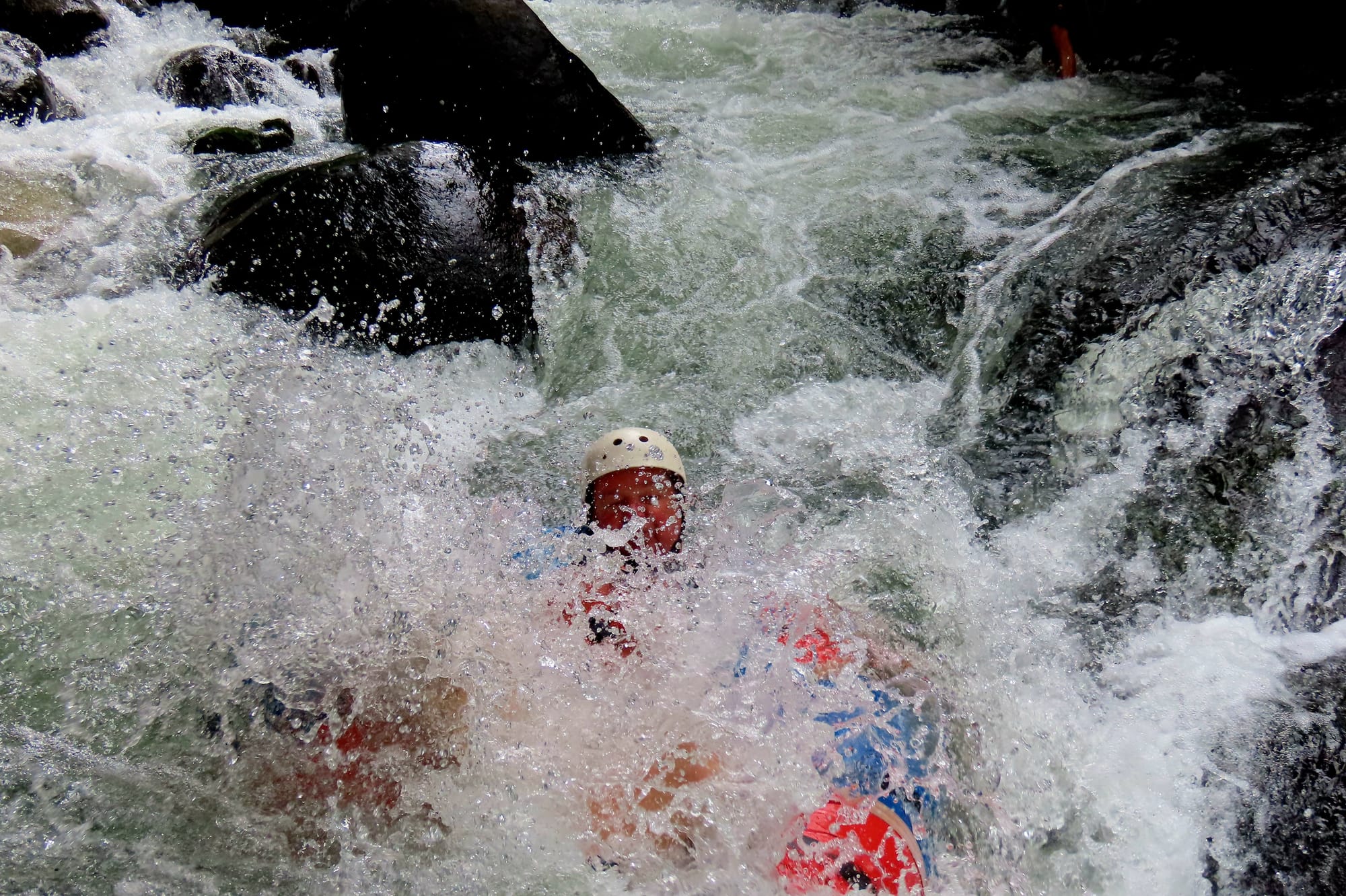 Río Negro tubing — moments like this where the water simply takes over.