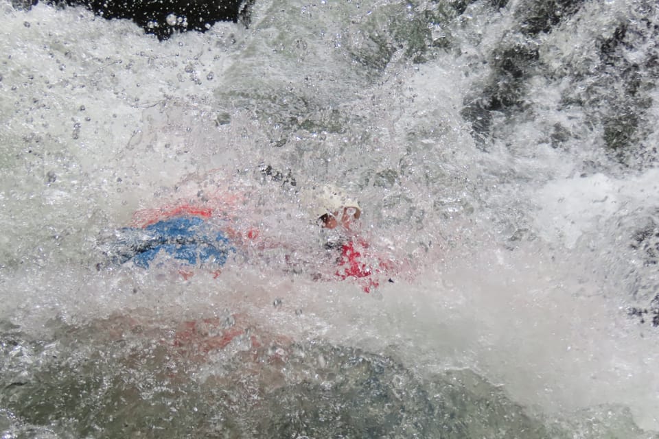 Río Negro river tubing — like a pinball machine spinning out of control.